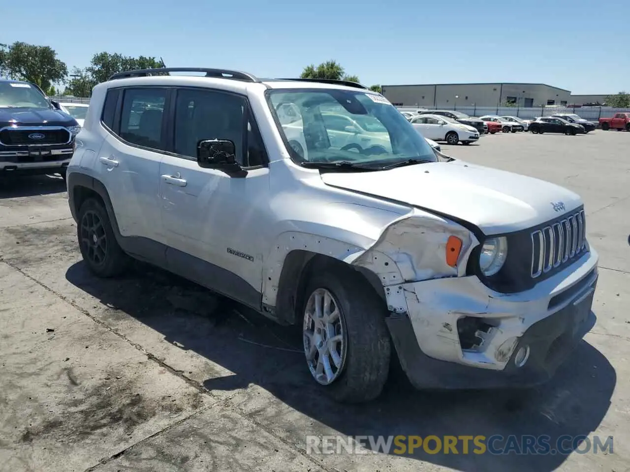 4 fotografías del automóvil dañado ZACNJBBBXLPL42094 JEEP RENEGADE 2020
