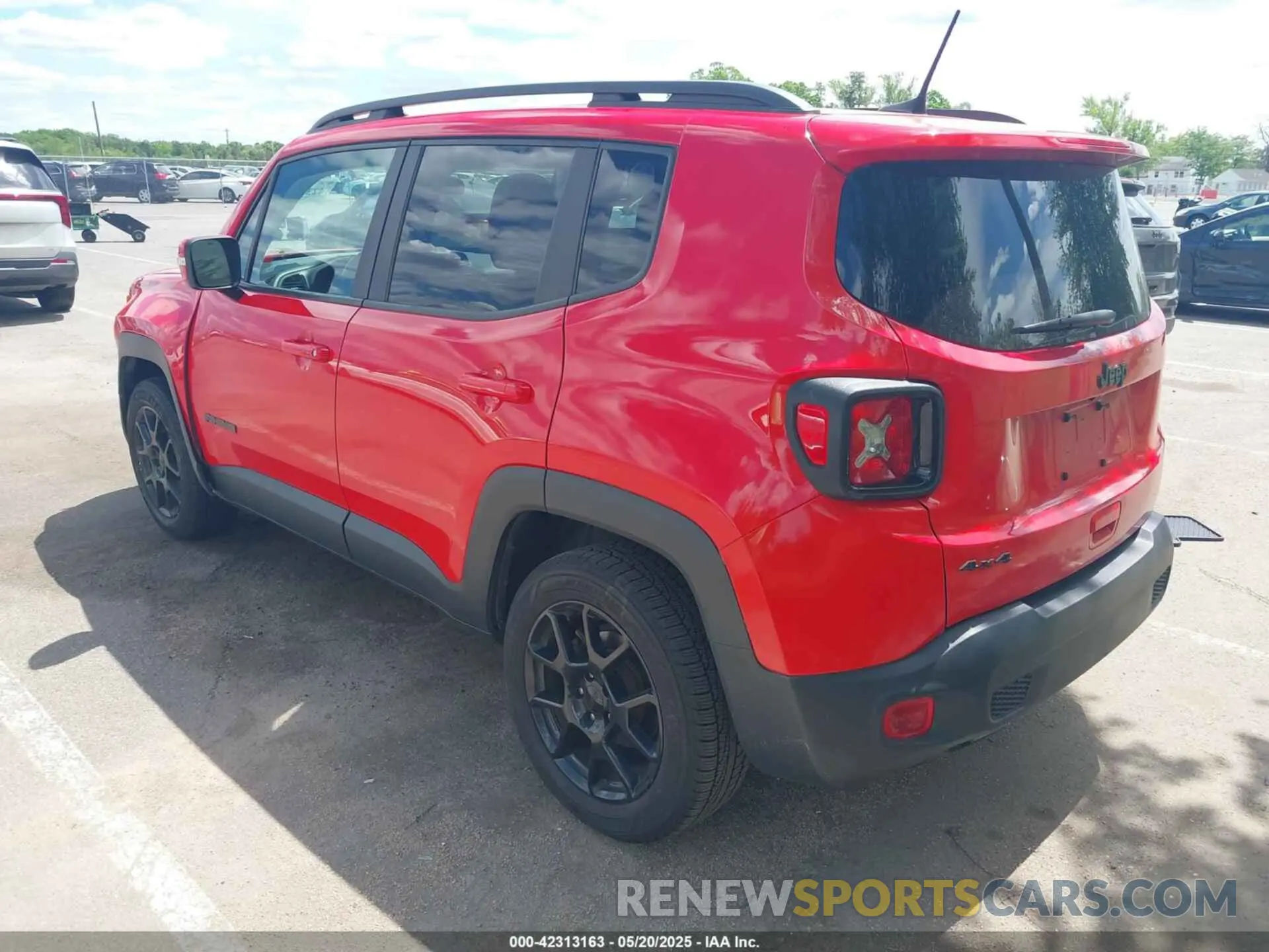 3 fotografías del automóvil dañado ZACNJBBBXLPL84152 JEEP RENEGADE 2020