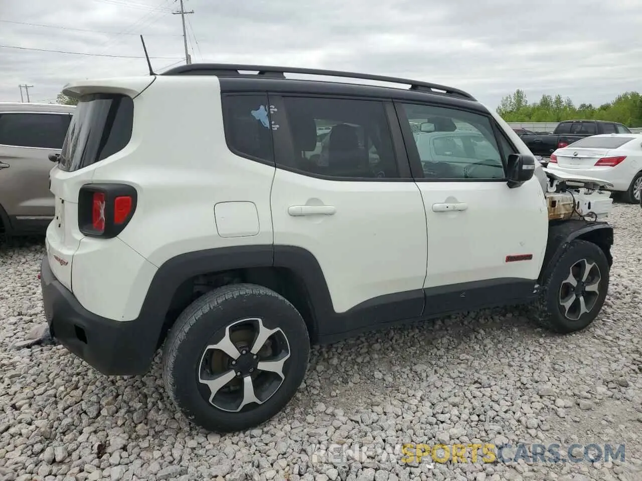 3 fotografías del automóvil dañado ZACNJBC11LPK98282 JEEP RENEGADE 2020