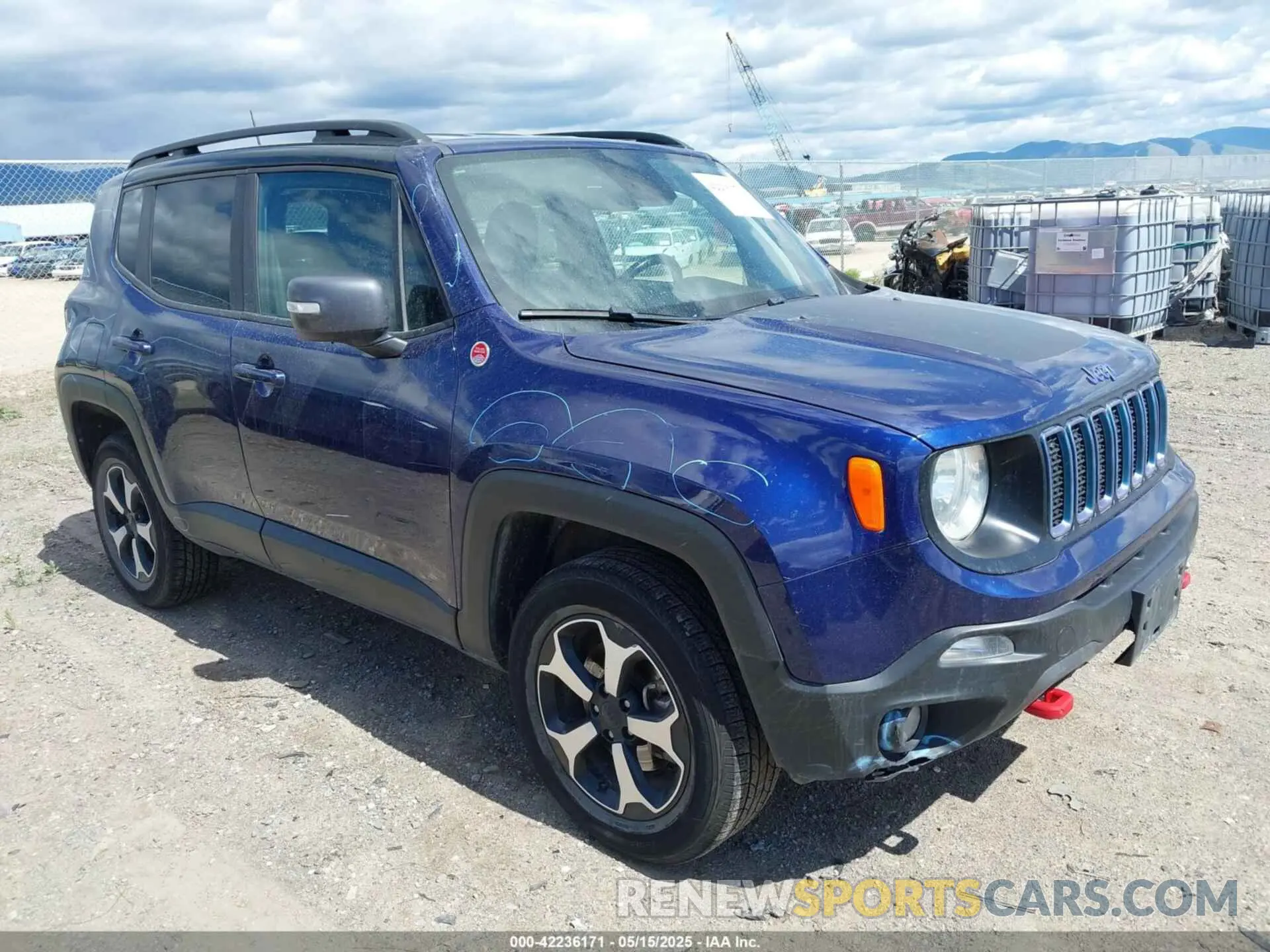 1 fotografías del automóvil dañado ZACNJBC16LPL78404 JEEP RENEGADE 2020