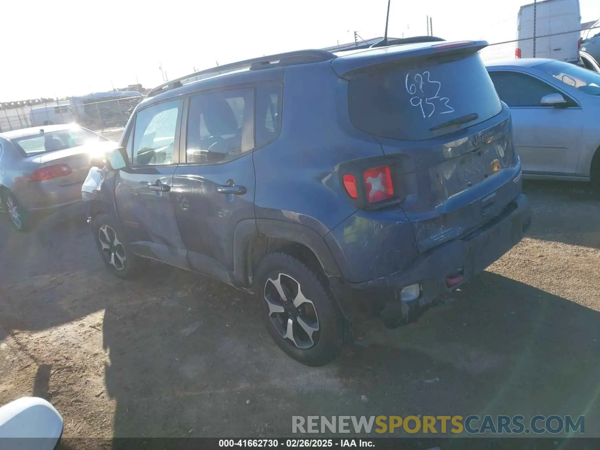 3 fotografías del automóvil dañado ZACNJBC17LPL78475 JEEP RENEGADE 2020