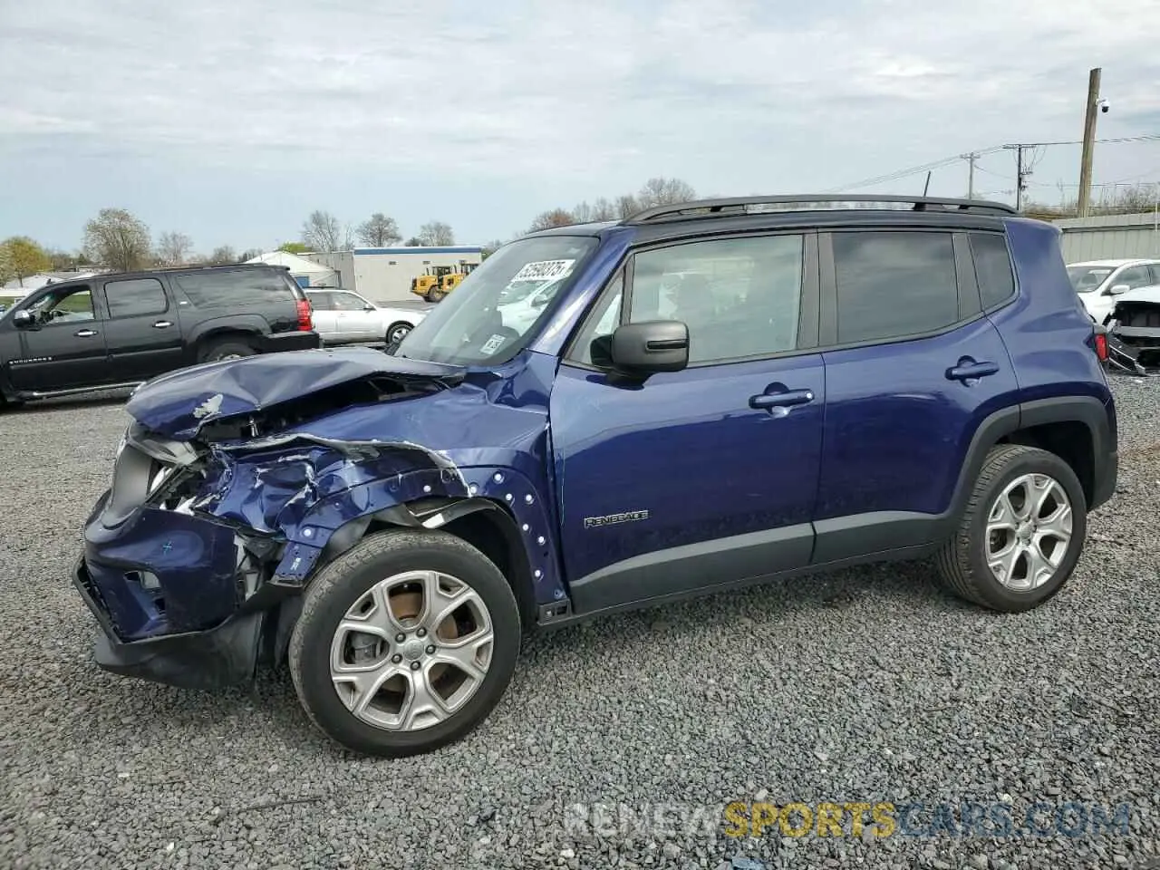 1 fotografías del automóvil dañado ZACNJBD10LPL73598 JEEP RENEGADE 2020