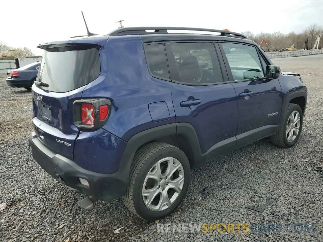 3 fotografías del automóvil dañado ZACNJBD10LPL73598 JEEP RENEGADE 2020