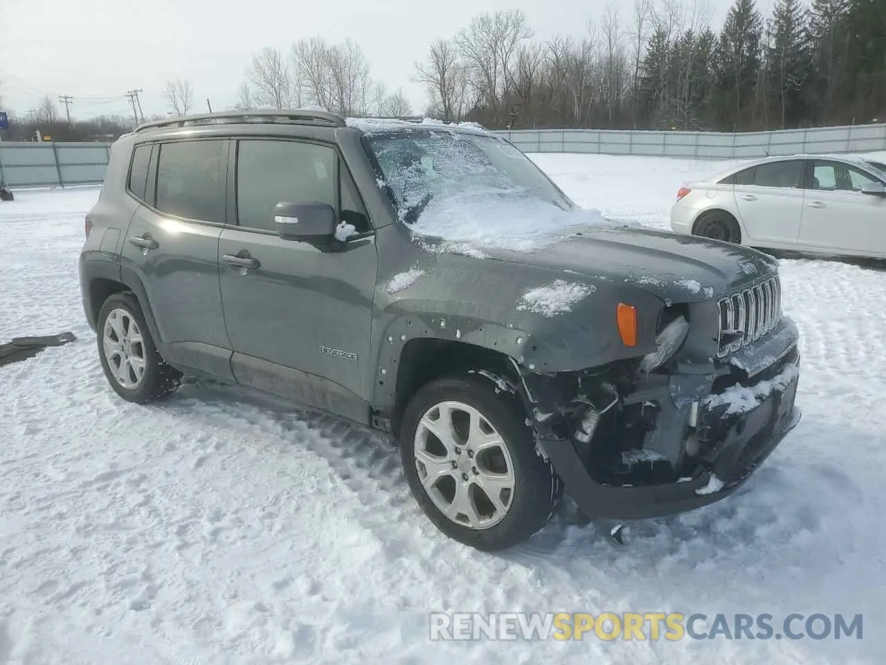 4 fotografías del automóvil dañado ZACNJBD16LPL76313 JEEP RENEGADE 2020