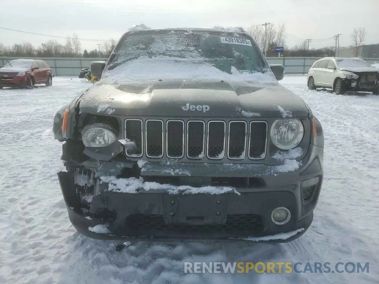5 fotografías del automóvil dañado ZACNJBD16LPL76313 JEEP RENEGADE 2020