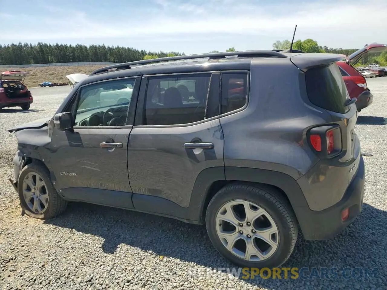 2 fotografías del automóvil dañado ZACNJBD18LPL89029 JEEP RENEGADE 2020