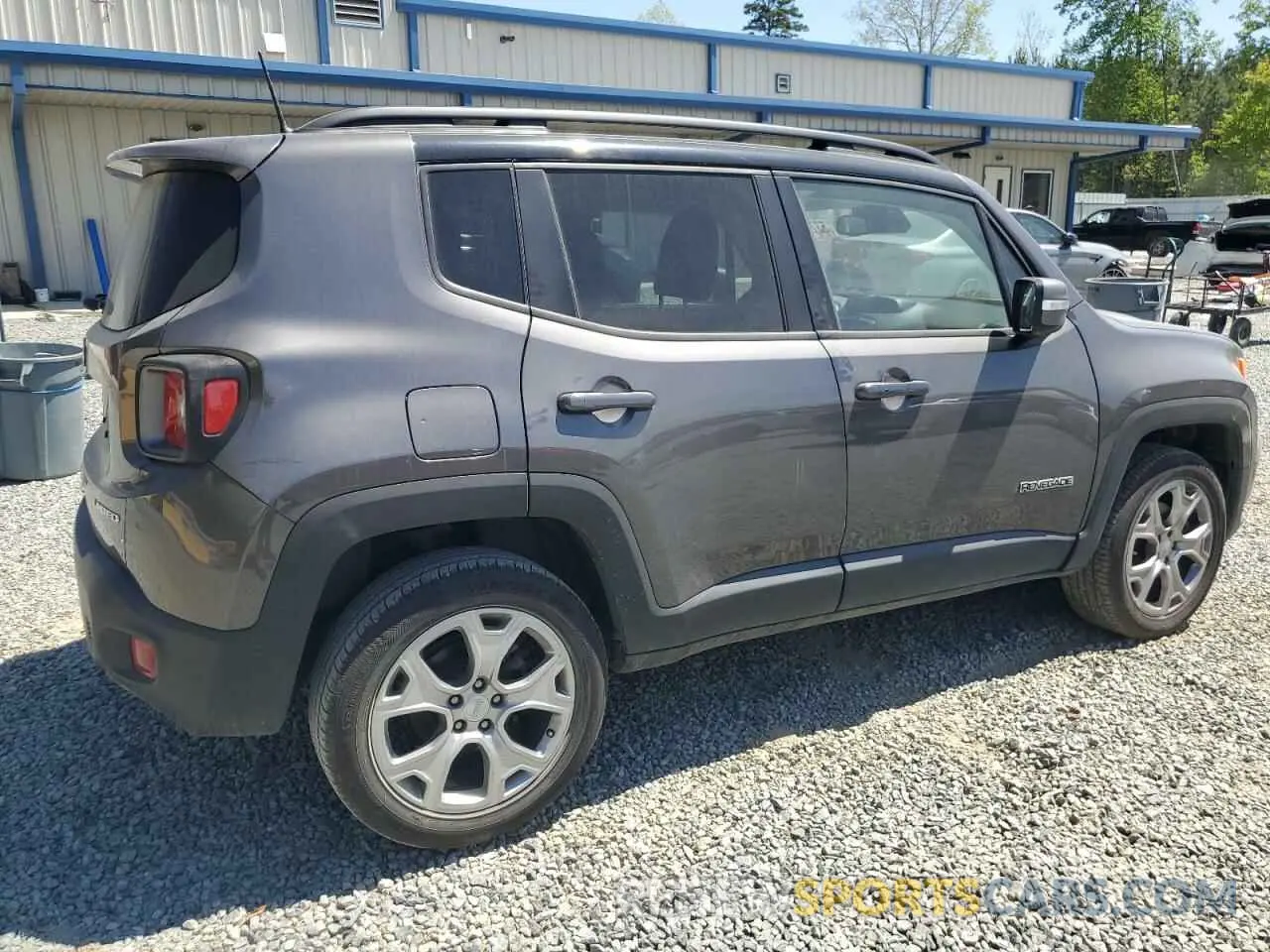 3 fotografías del automóvil dañado ZACNJBD18LPL89029 JEEP RENEGADE 2020