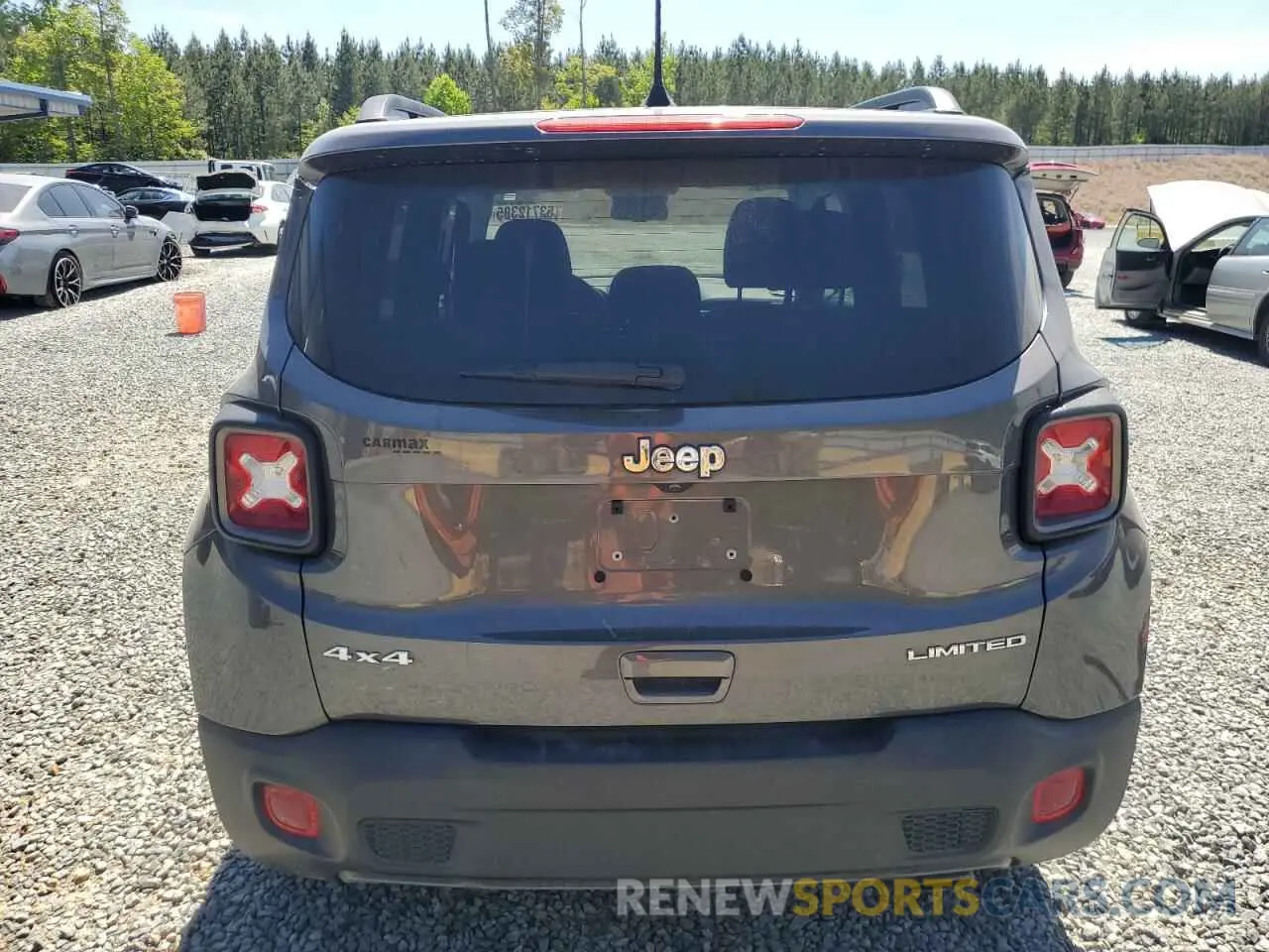 6 fotografías del automóvil dañado ZACNJBD18LPL89029 JEEP RENEGADE 2020