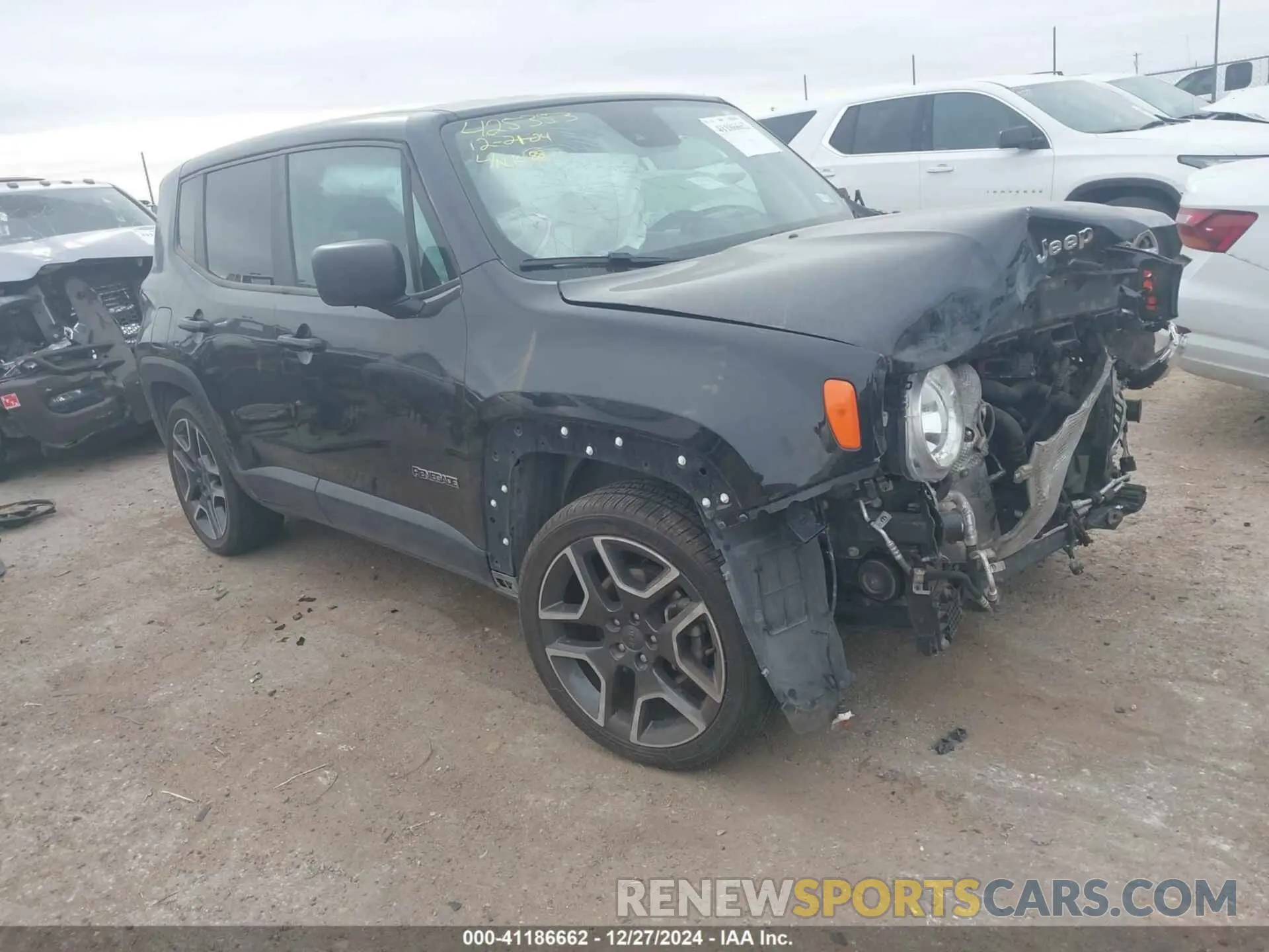1 fotografías del automóvil dañado ZACNJCAB0MPM12761 JEEP RENEGADE 2021