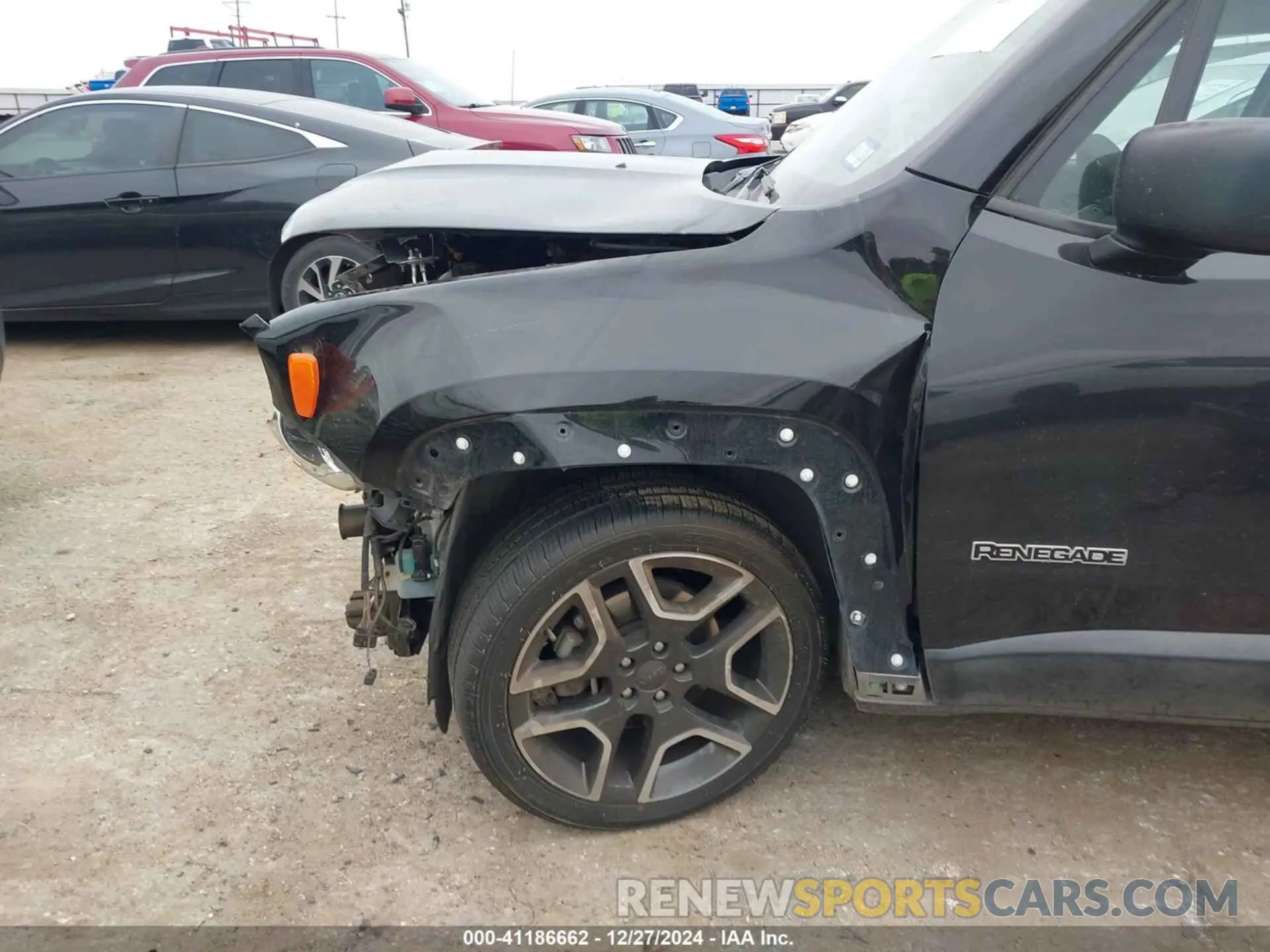 6 fotografías del automóvil dañado ZACNJCAB0MPM12761 JEEP RENEGADE 2021