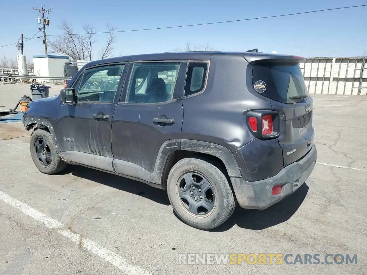 2 fotografías del automóvil dañado ZACNJCAB0MPM21248 JEEP RENEGADE 2021