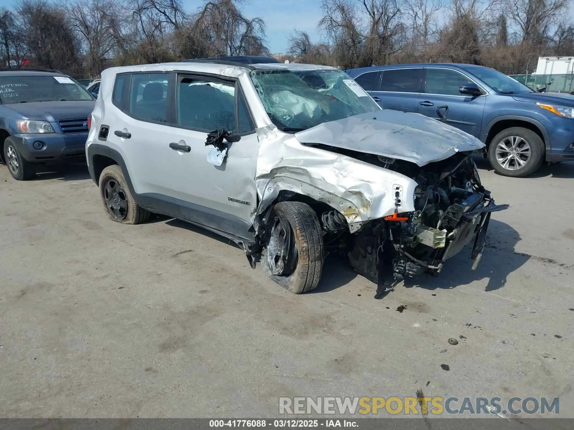 1 fotografías del automóvil dañado ZACNJCAB0MPM32217 JEEP RENEGADE 2021