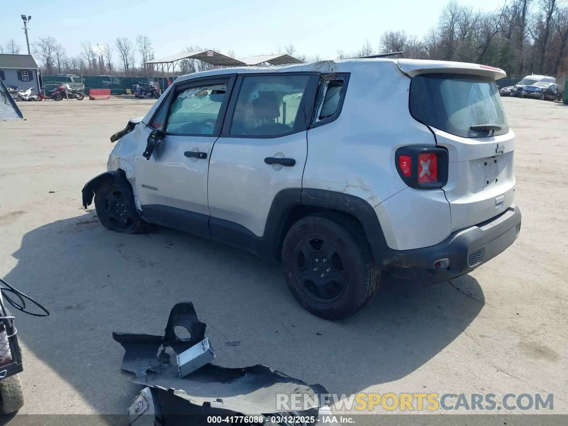 3 fotografías del automóvil dañado ZACNJCAB0MPM32217 JEEP RENEGADE 2021