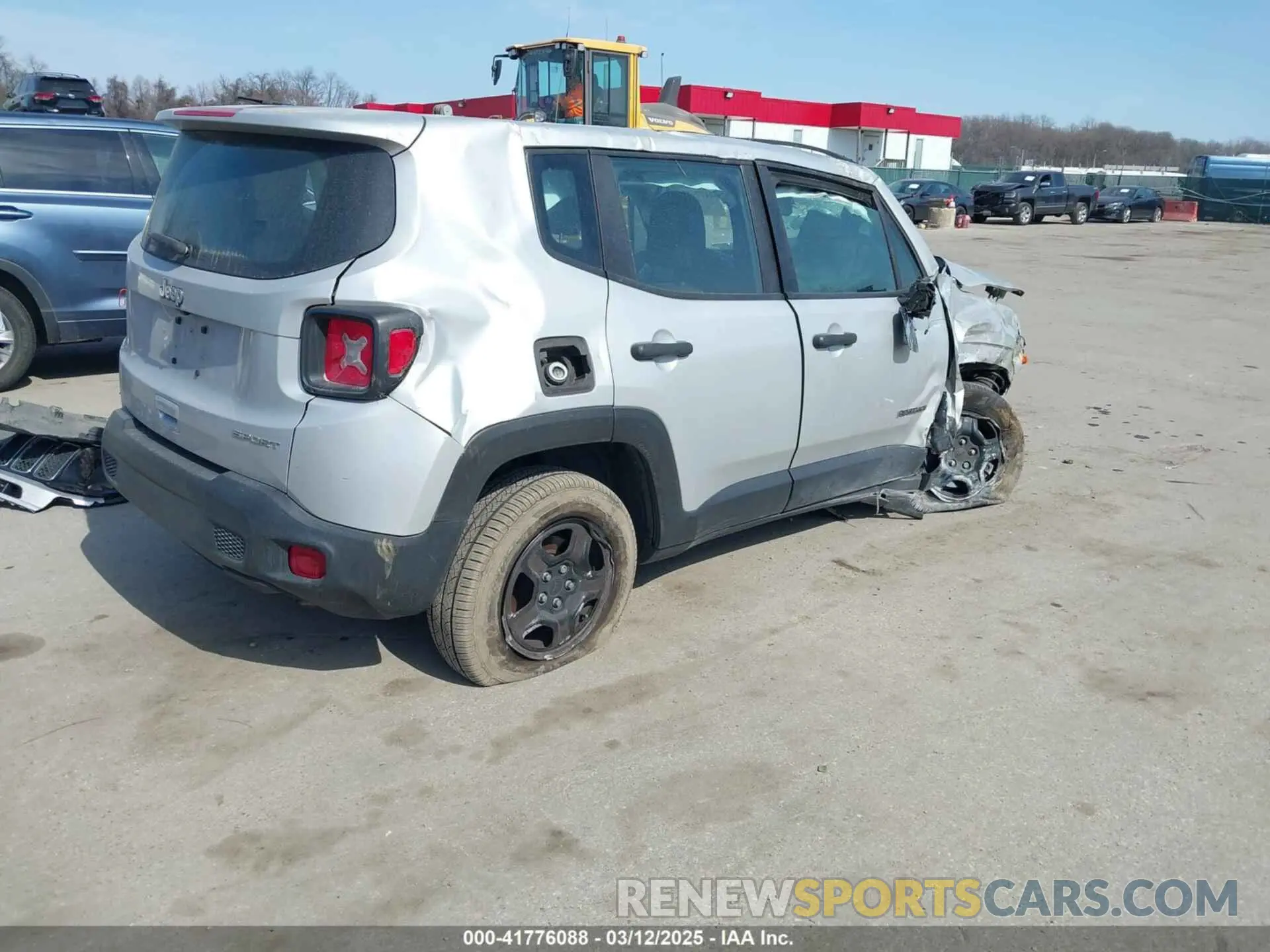 4 fotografías del automóvil dañado ZACNJCAB0MPM32217 JEEP RENEGADE 2021