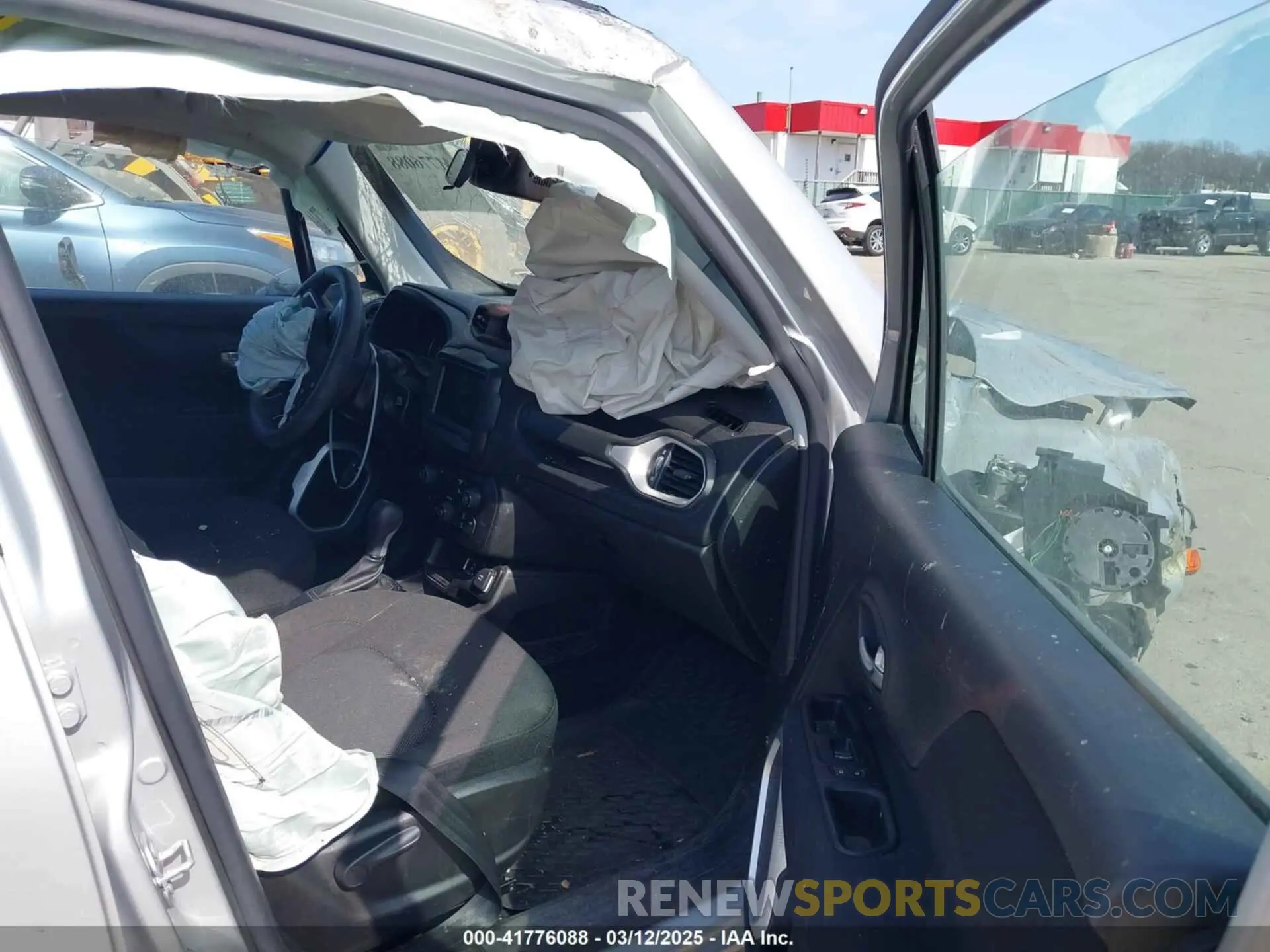 5 fotografías del automóvil dañado ZACNJCAB0MPM32217 JEEP RENEGADE 2021