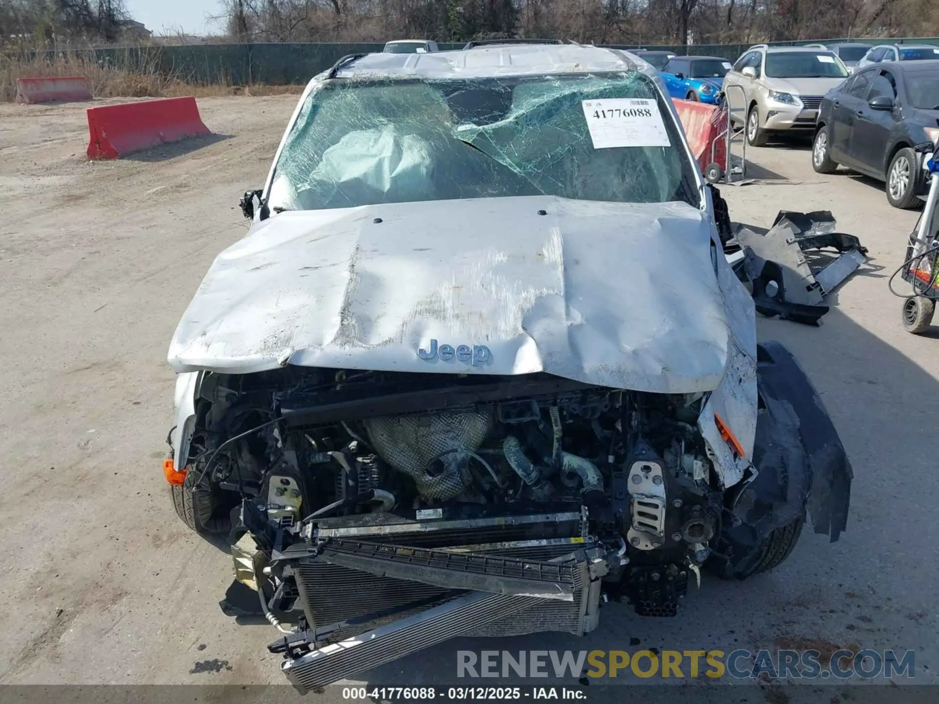 6 fotografías del automóvil dañado ZACNJCAB0MPM32217 JEEP RENEGADE 2021