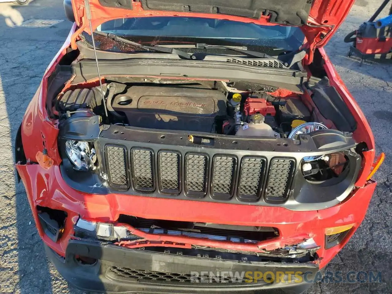 12 fotografías del automóvil dañado ZACNJCAB0MPM48918 JEEP RENEGADE 2021