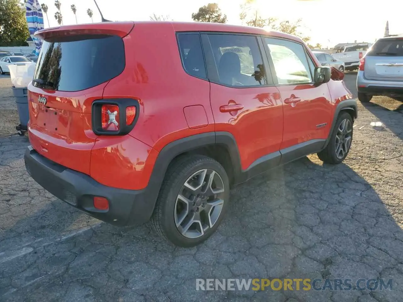 3 fotografías del automóvil dañado ZACNJCAB0MPM48918 JEEP RENEGADE 2021