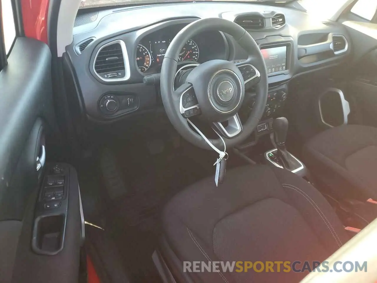 8 fotografías del automóvil dañado ZACNJCAB0MPM48918 JEEP RENEGADE 2021