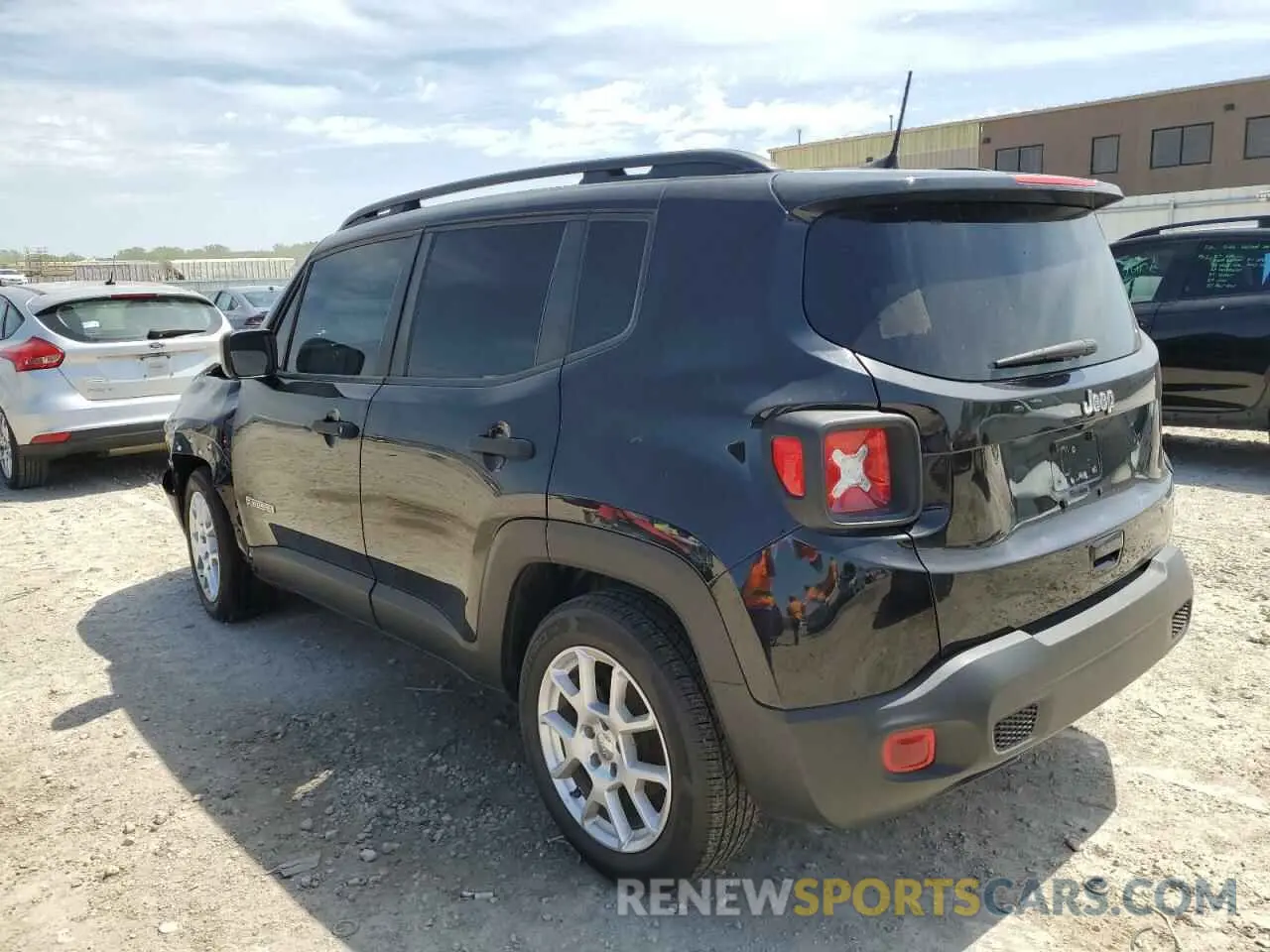 2 fotografías del automóvil dañado ZACNJCAB1MPM26894 JEEP RENEGADE 2021