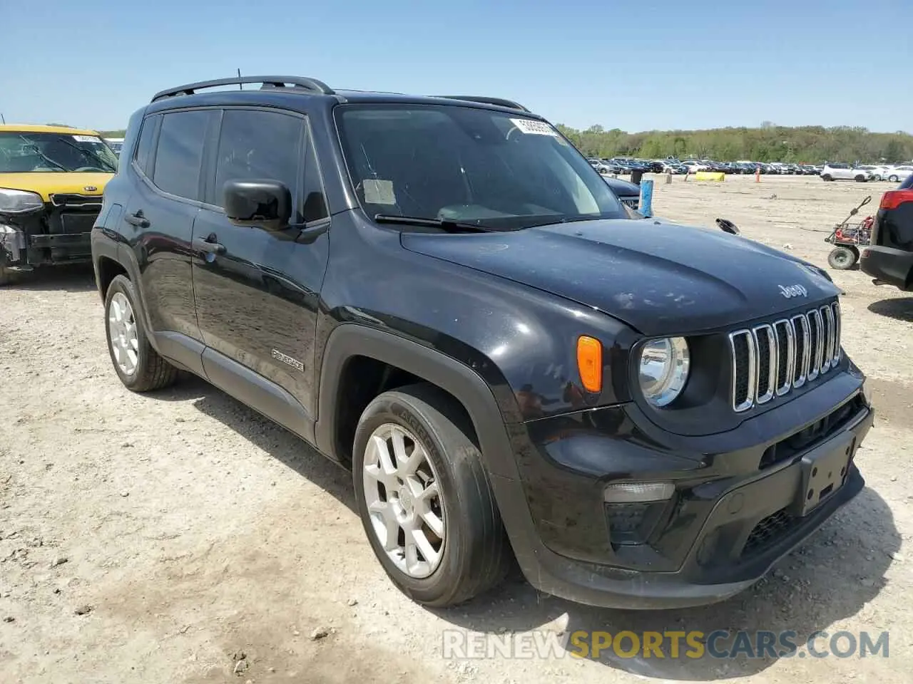 4 fotografías del automóvil dañado ZACNJCAB1MPM26894 JEEP RENEGADE 2021