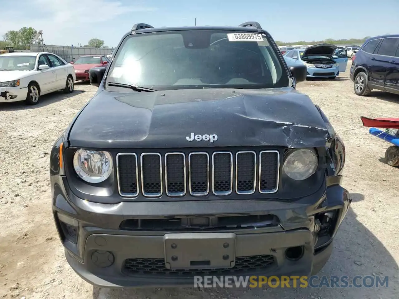 5 fotografías del automóvil dañado ZACNJCAB1MPM26894 JEEP RENEGADE 2021