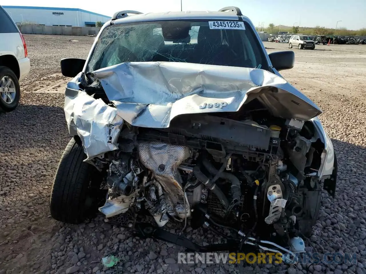 5 fotografías del automóvil dañado ZACNJCAB5MPM24663 JEEP RENEGADE 2021