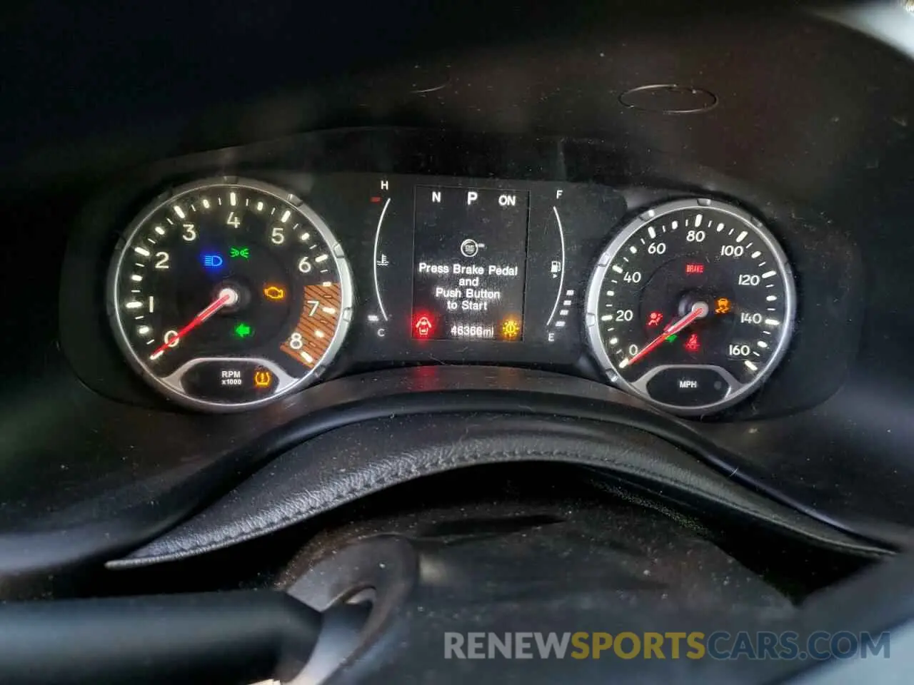 9 fotografías del automóvil dañado ZACNJCAB5MPM24663 JEEP RENEGADE 2021