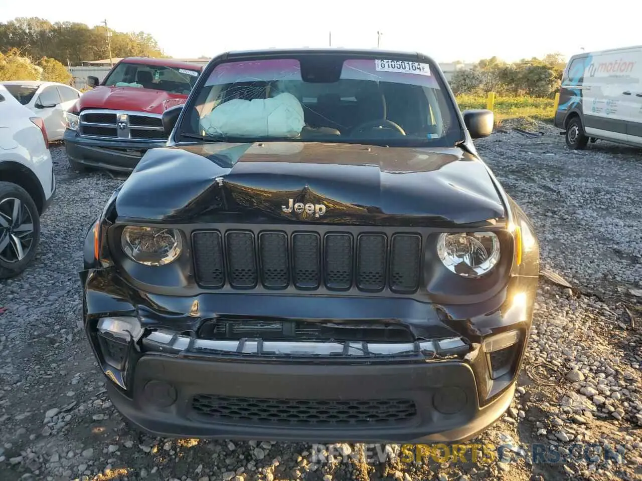 5 fotografías del automóvil dañado ZACNJCAB8MPM18162 JEEP RENEGADE 2021