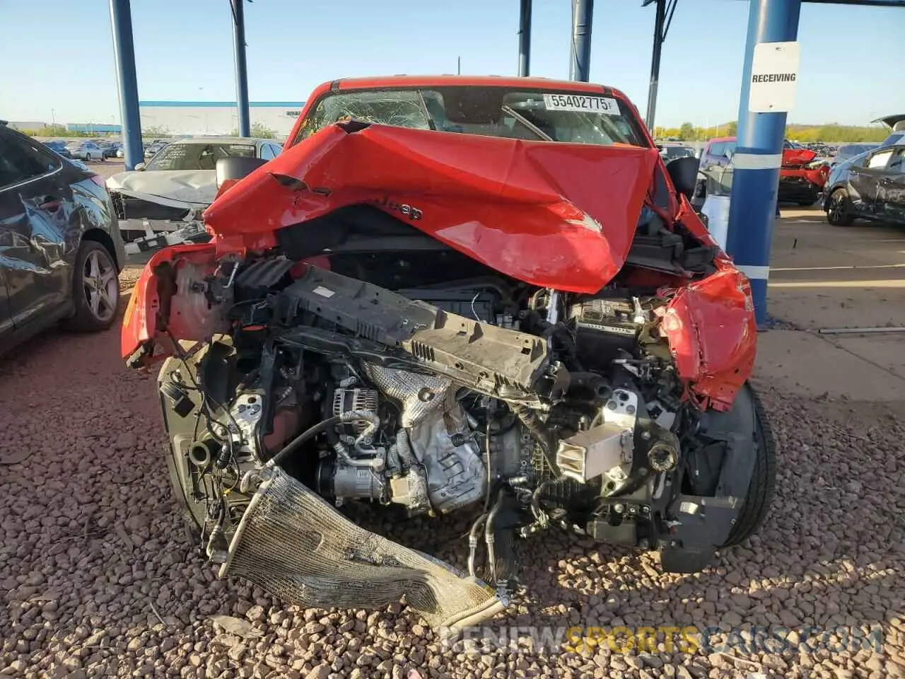 5 fotografías del automóvil dañado ZACNJCAB8MPM21935 JEEP RENEGADE 2021