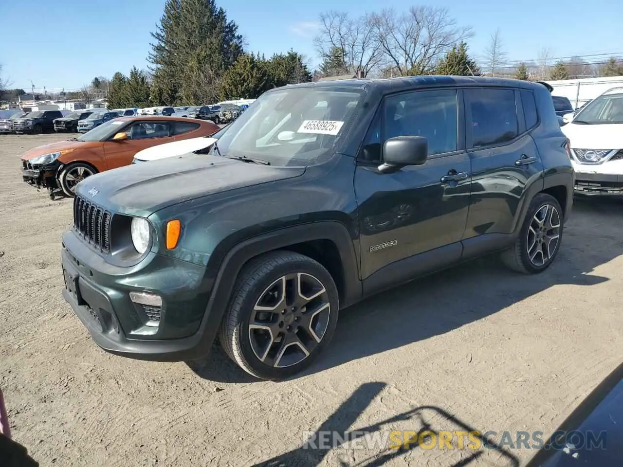 1 fotografías del automóvil dañado ZACNJCAB8MPM32790 JEEP RENEGADE 2021