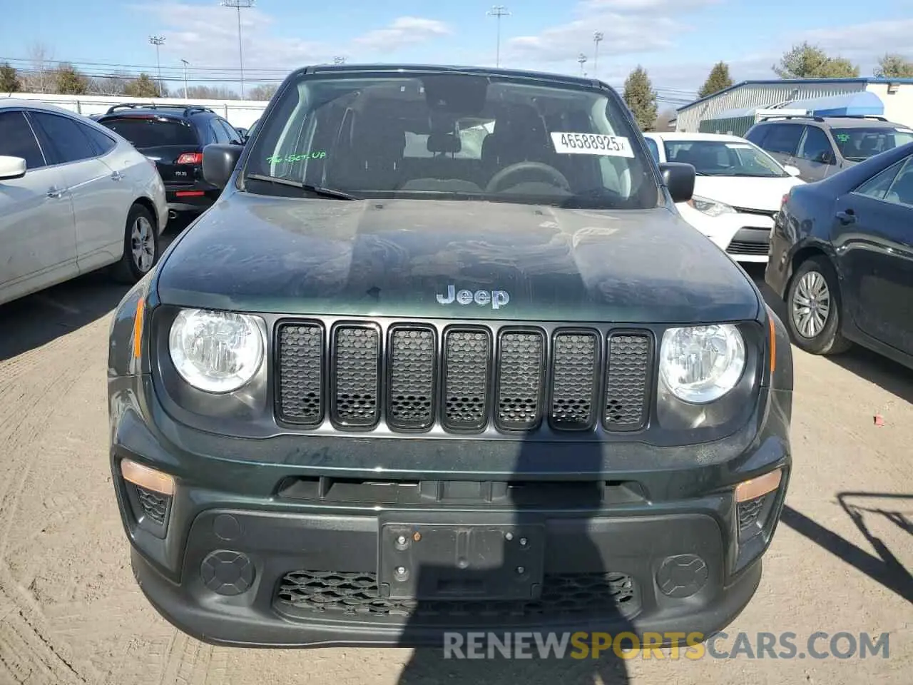 5 fotografías del automóvil dañado ZACNJCAB8MPM32790 JEEP RENEGADE 2021