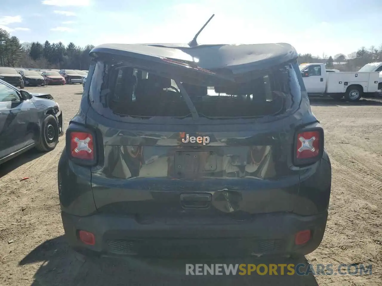 6 fotografías del automóvil dañado ZACNJCAB8MPM32790 JEEP RENEGADE 2021