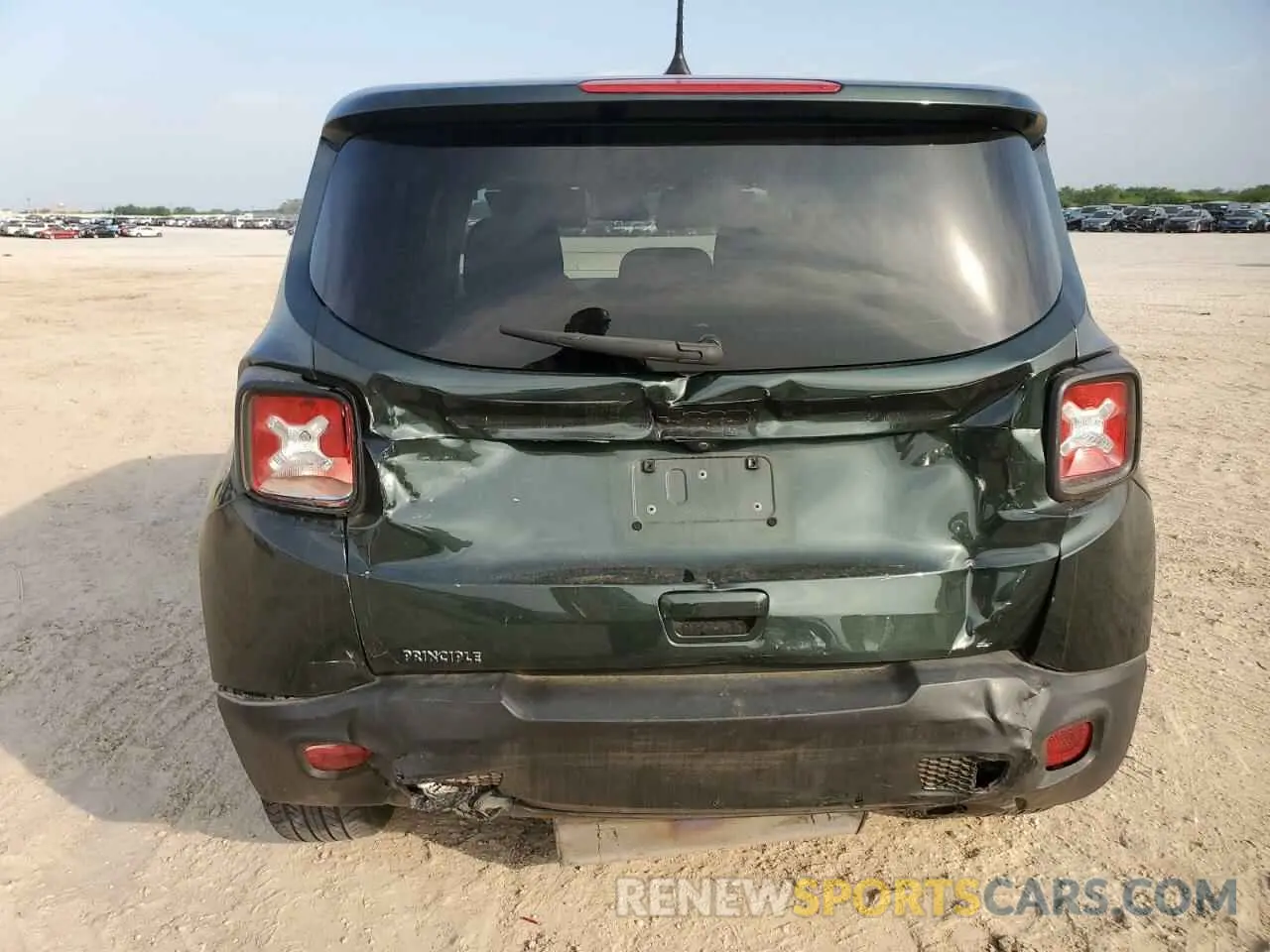 6 fotografías del automóvil dañado ZACNJCAB8MPM52358 JEEP RENEGADE 2021