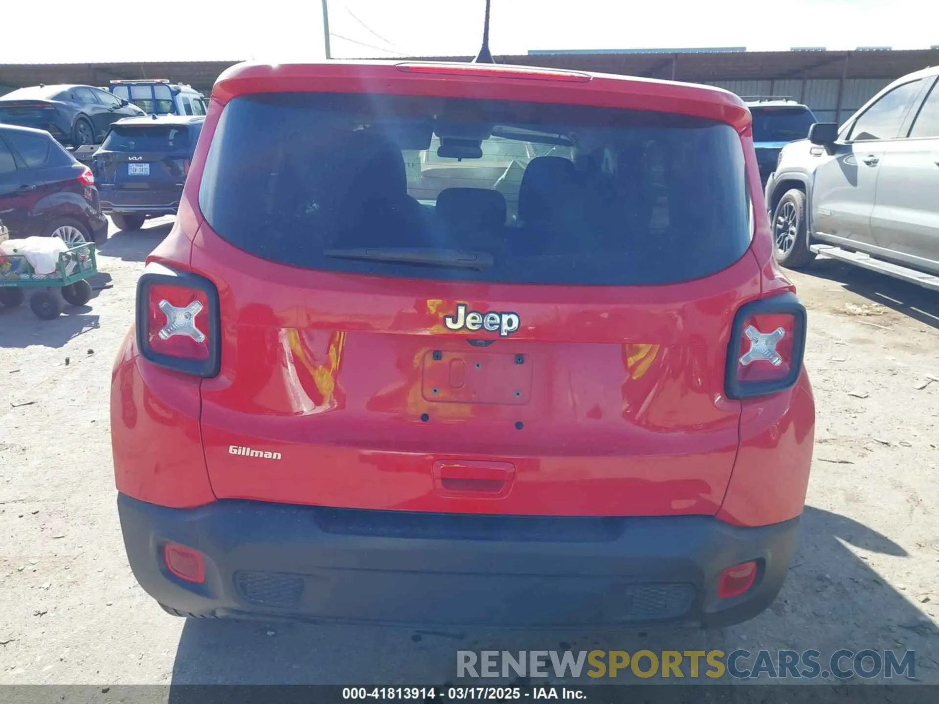 16 fotografías del automóvil dañado ZACNJCAB8MPM72920 JEEP RENEGADE 2021