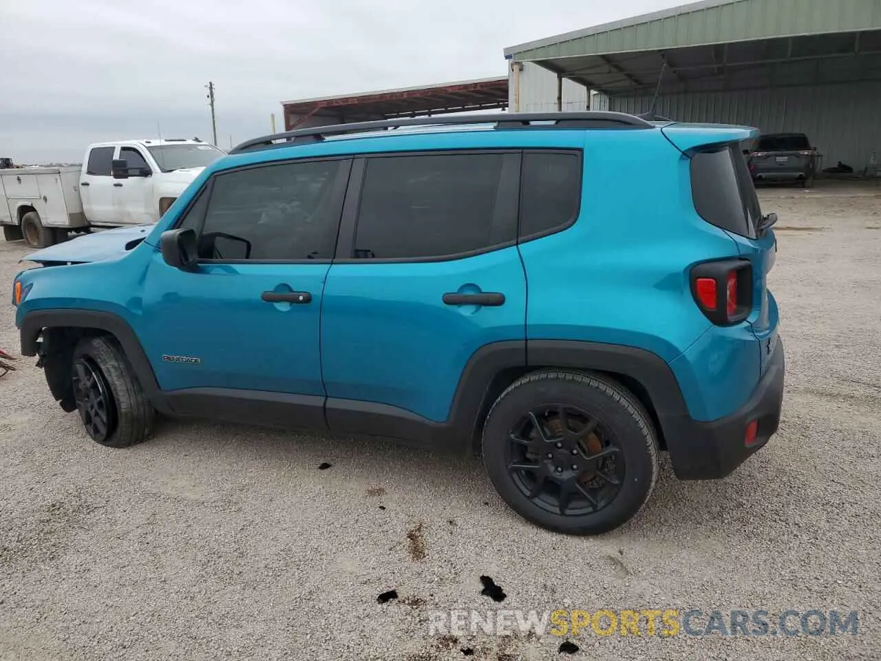 2 fotografías del automóvil dañado ZACNJCAB8MPM93816 JEEP RENEGADE 2021
