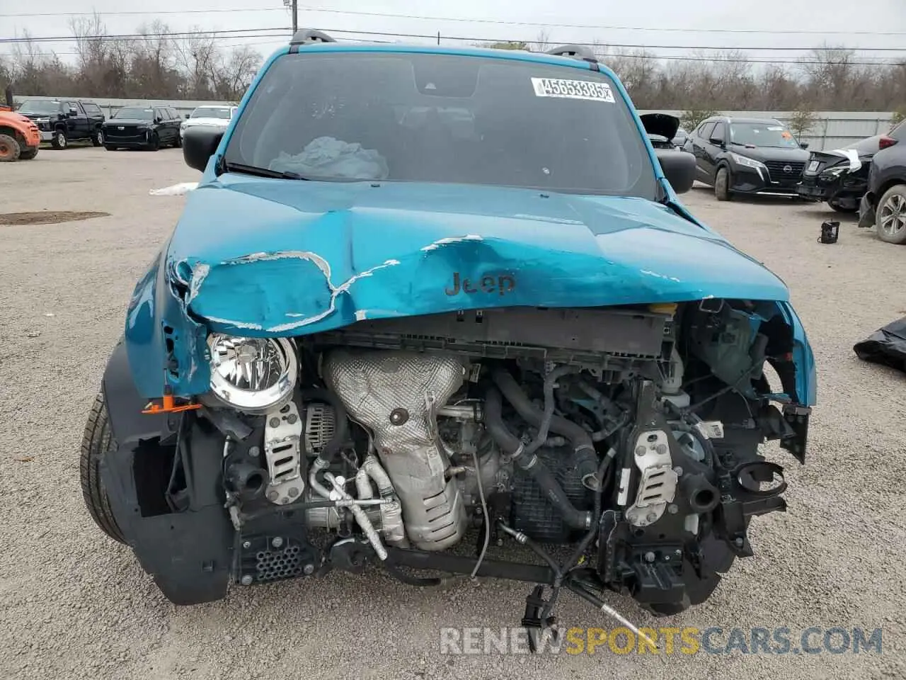 5 fotografías del automóvil dañado ZACNJCAB8MPM93816 JEEP RENEGADE 2021