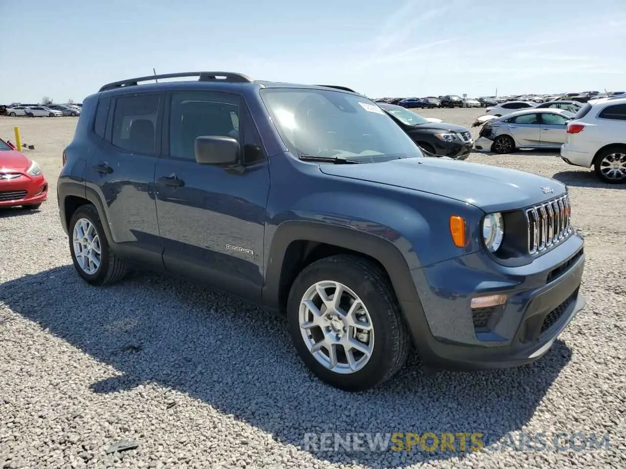 4 fotografías del automóvil dañado ZACNJCAB8MPM95324 JEEP RENEGADE 2021