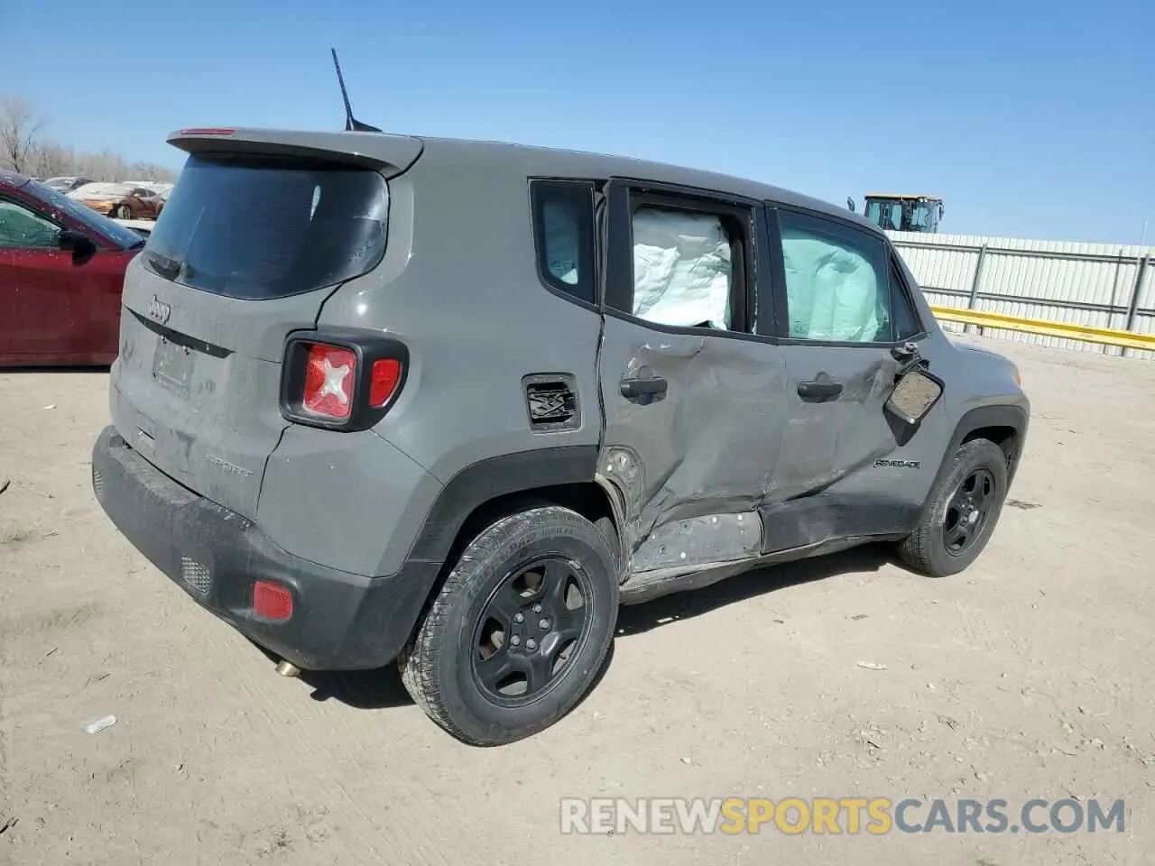 3 fotografías del automóvil dañado ZACNJCAB9MPM30353 JEEP RENEGADE 2021