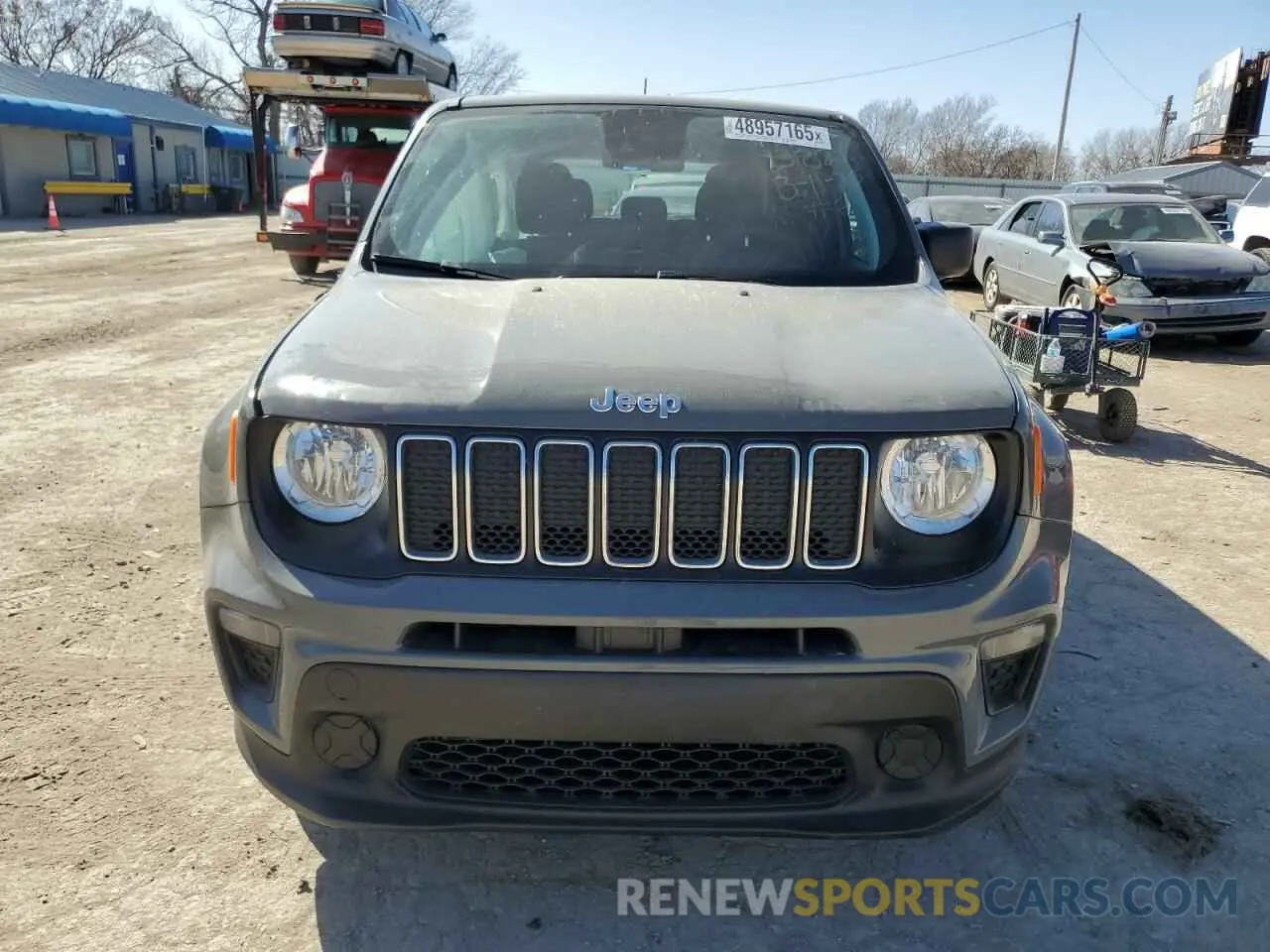 5 fotografías del automóvil dañado ZACNJCAB9MPM30353 JEEP RENEGADE 2021
