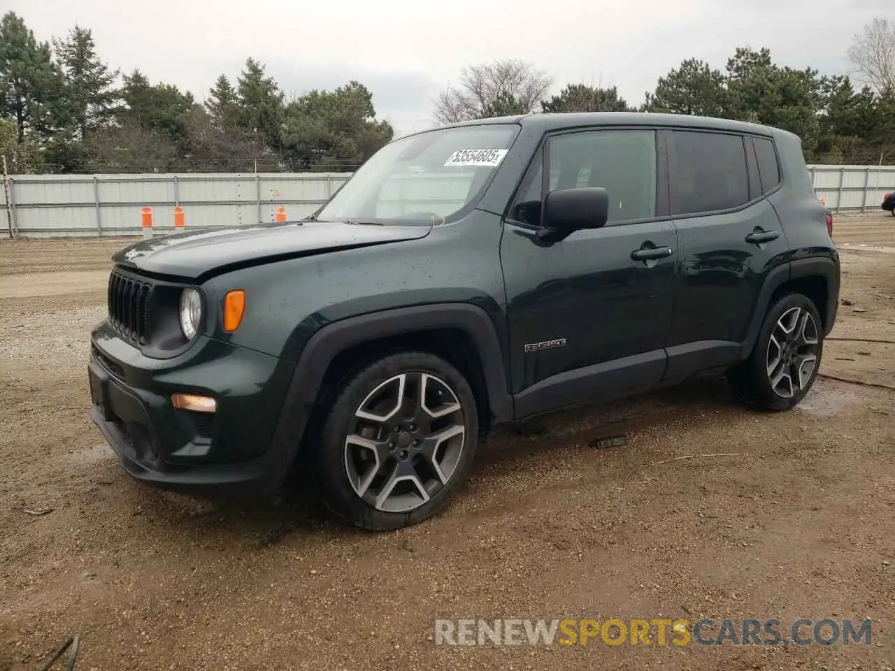 1 fotografías del automóvil dañado ZACNJCABXMPM22391 JEEP RENEGADE 2021
