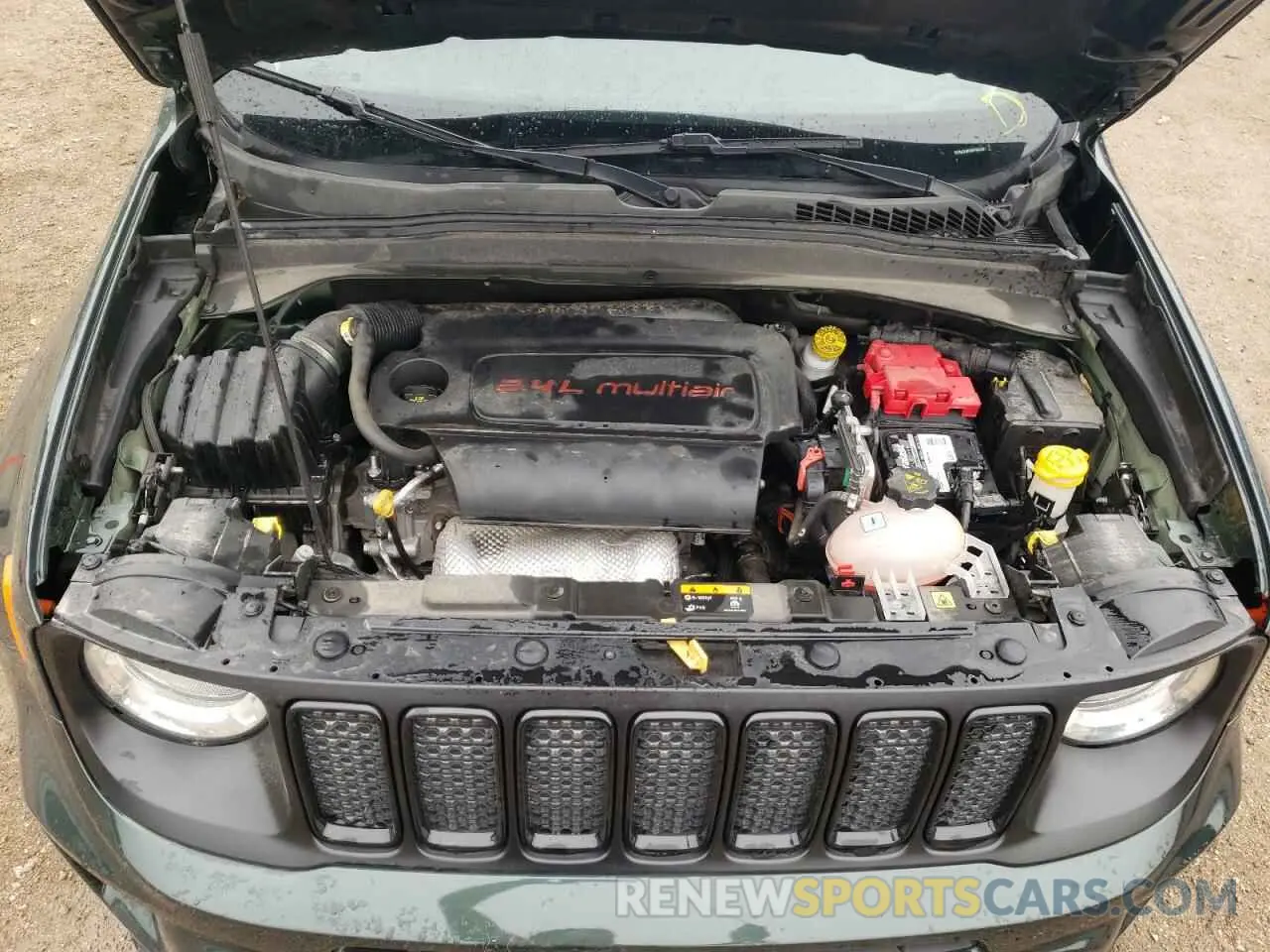 11 fotografías del automóvil dañado ZACNJCABXMPM22391 JEEP RENEGADE 2021
