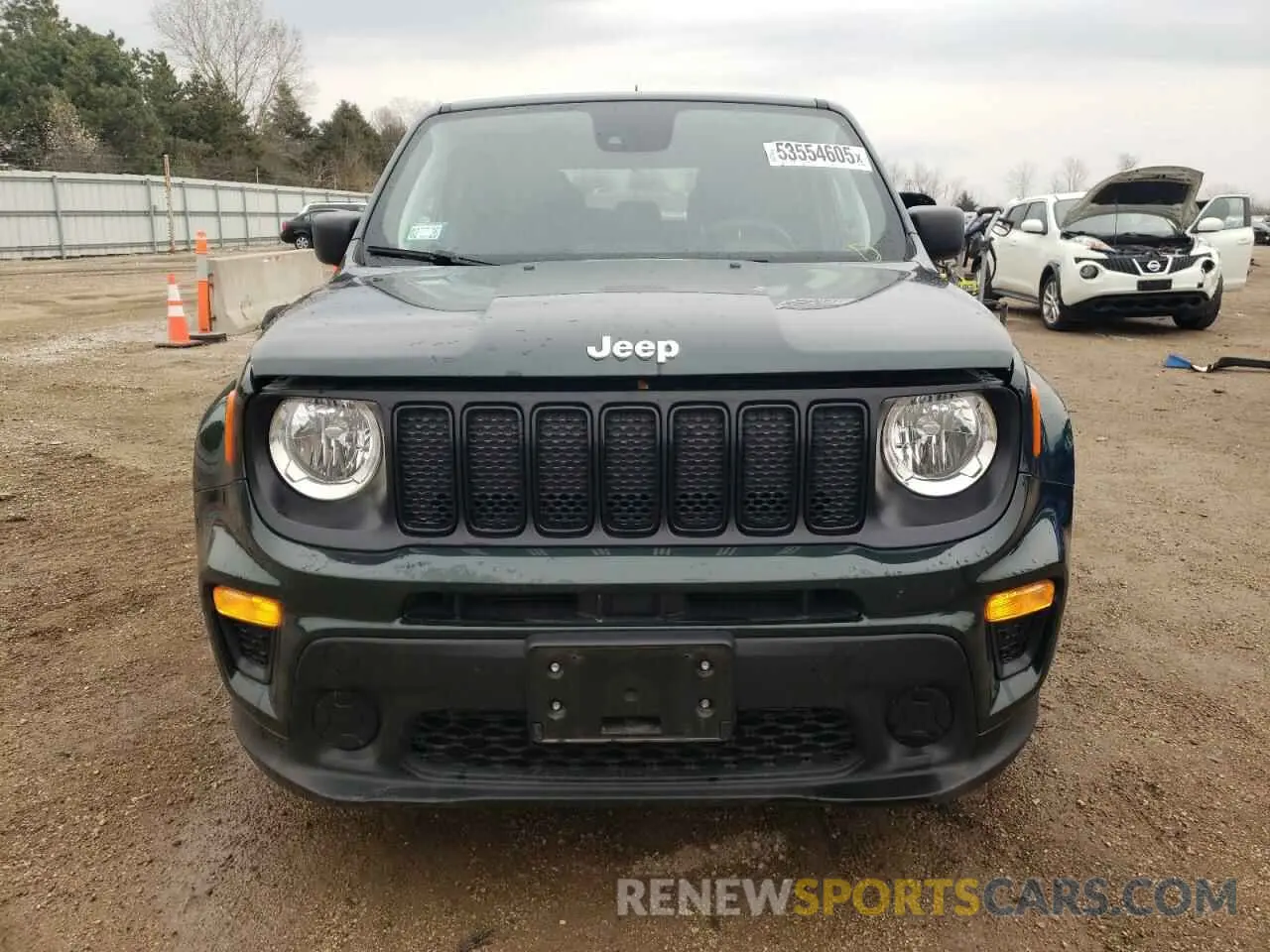 5 fotografías del automóvil dañado ZACNJCABXMPM22391 JEEP RENEGADE 2021