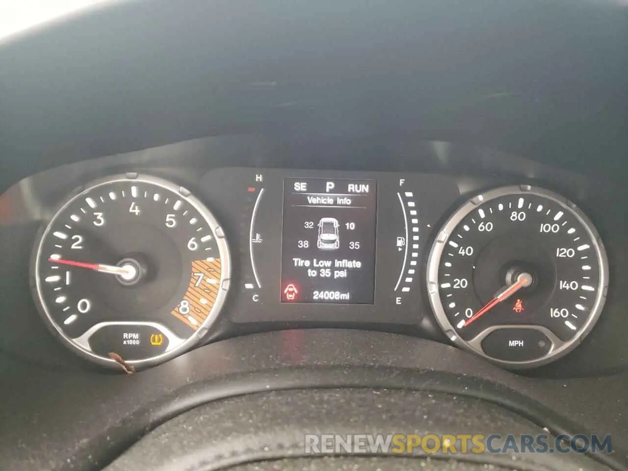 9 fotografías del automóvil dañado ZACNJCABXMPM22391 JEEP RENEGADE 2021