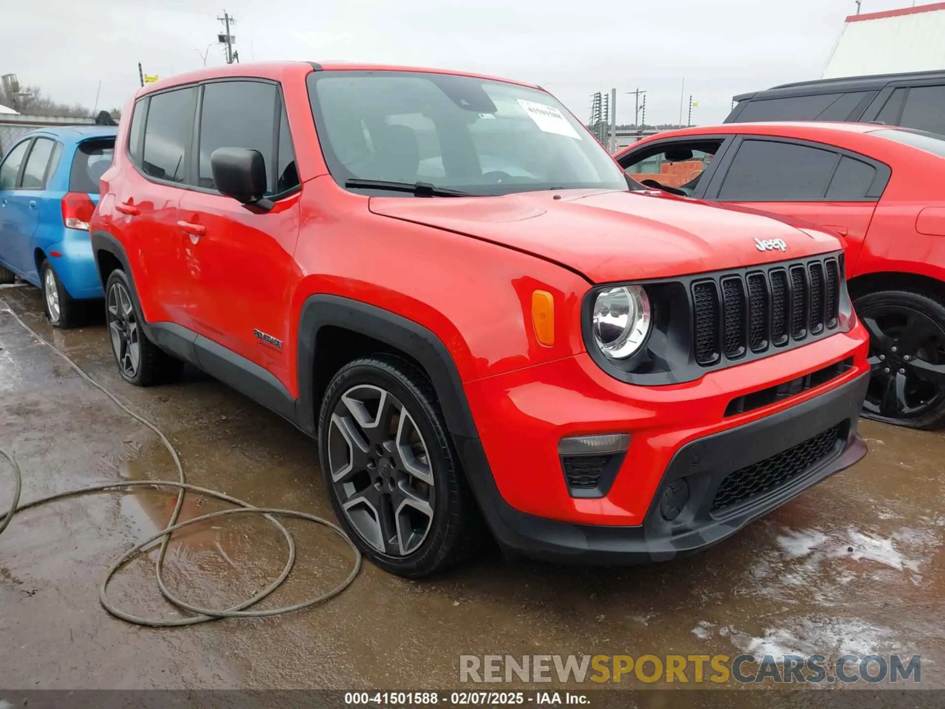 1 fotografías del automóvil dañado ZACNJCABXMPM43273 JEEP RENEGADE 2021