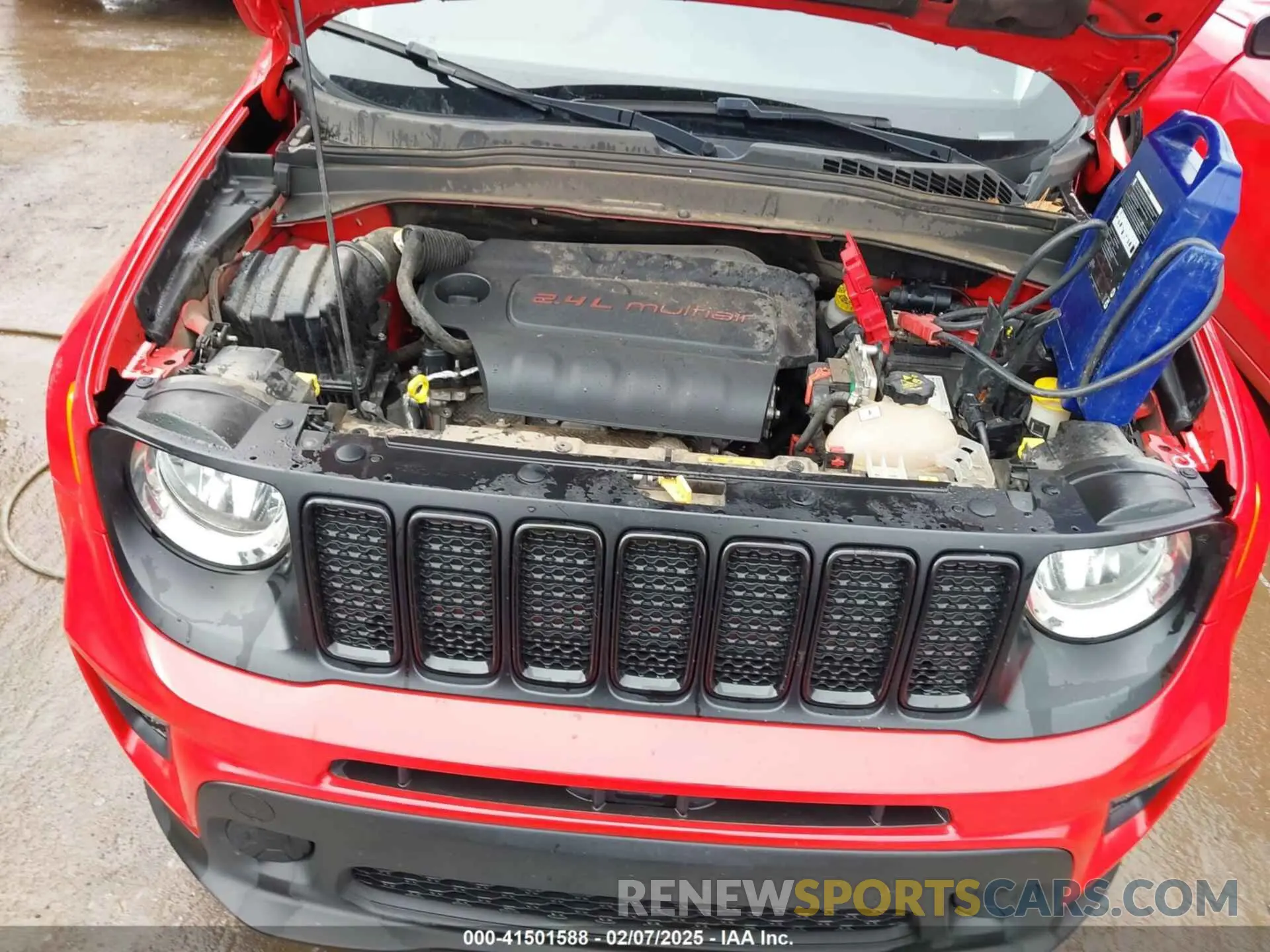 10 fotografías del automóvil dañado ZACNJCABXMPM43273 JEEP RENEGADE 2021