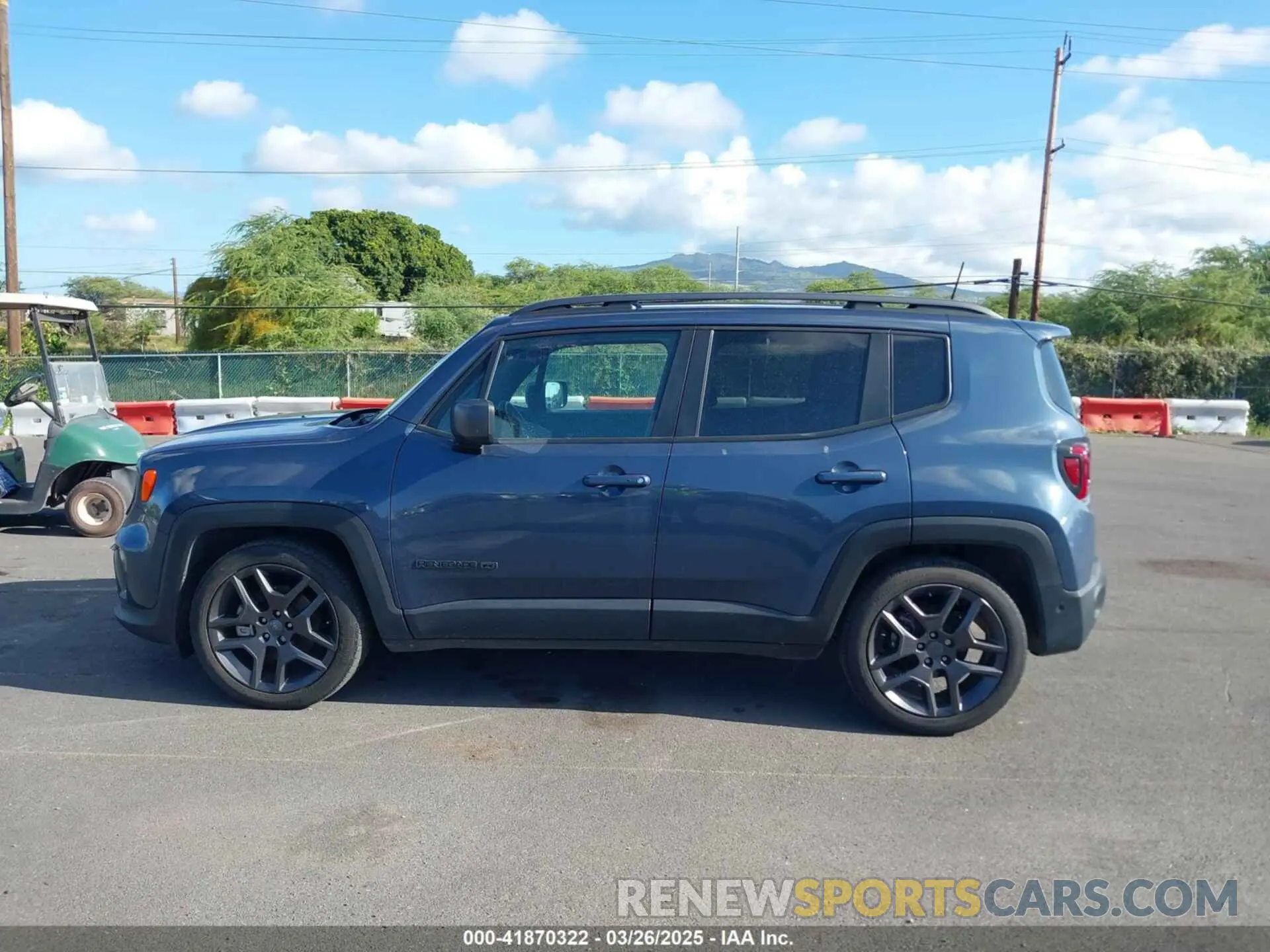 14 fotografías del automóvil dañado ZACNJCB10MPM69371 JEEP RENEGADE 2021