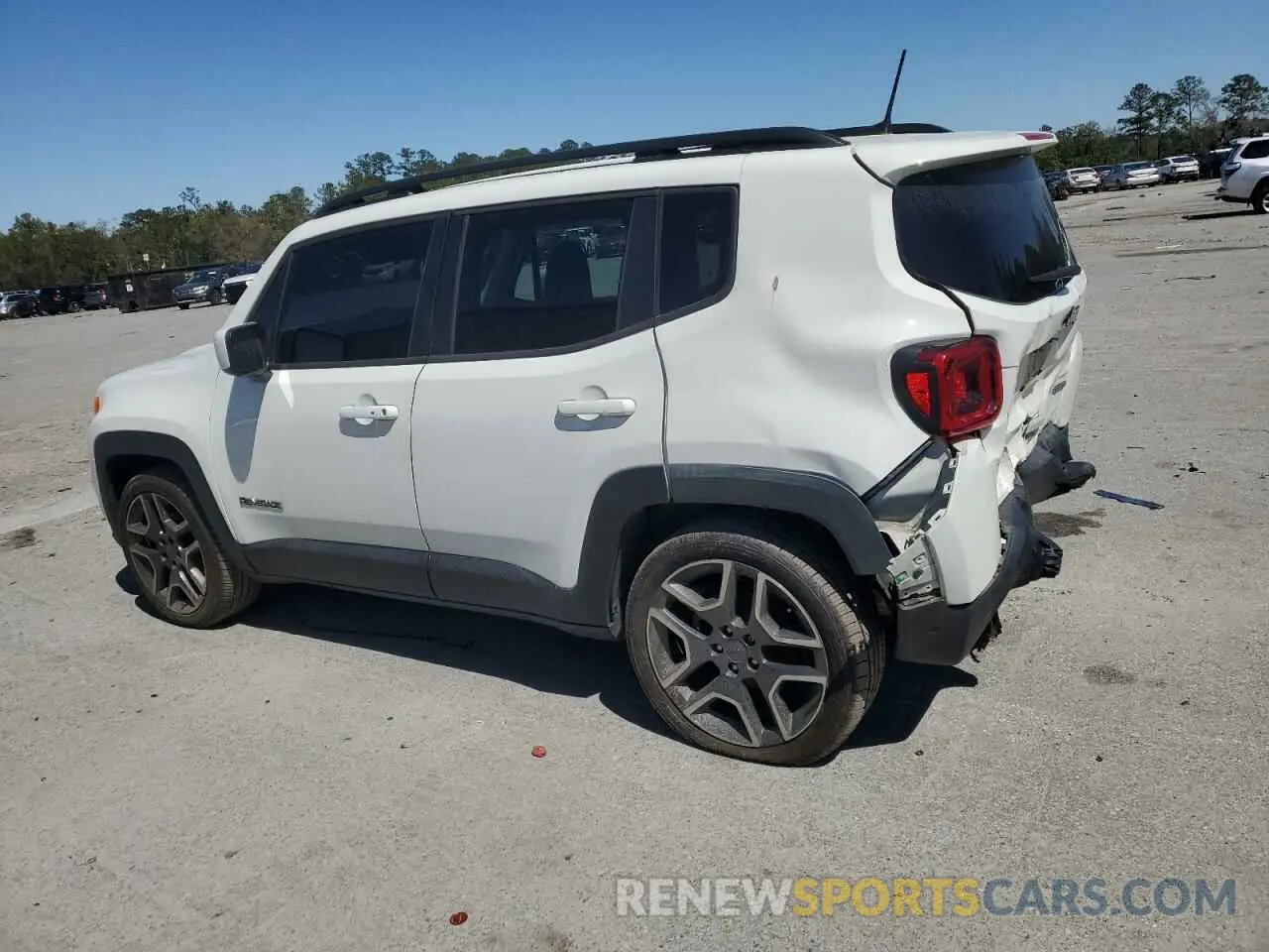 2 fotografías del automóvil dañado ZACNJCB1XMPM33235 JEEP RENEGADE 2021