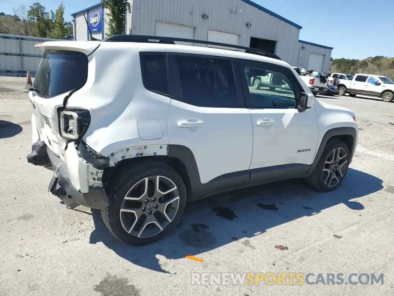3 fotografías del automóvil dañado ZACNJCB1XMPM33235 JEEP RENEGADE 2021