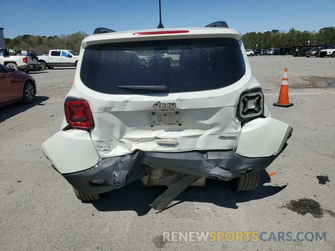 6 fotografías del automóvil dañado ZACNJCB1XMPM33235 JEEP RENEGADE 2021